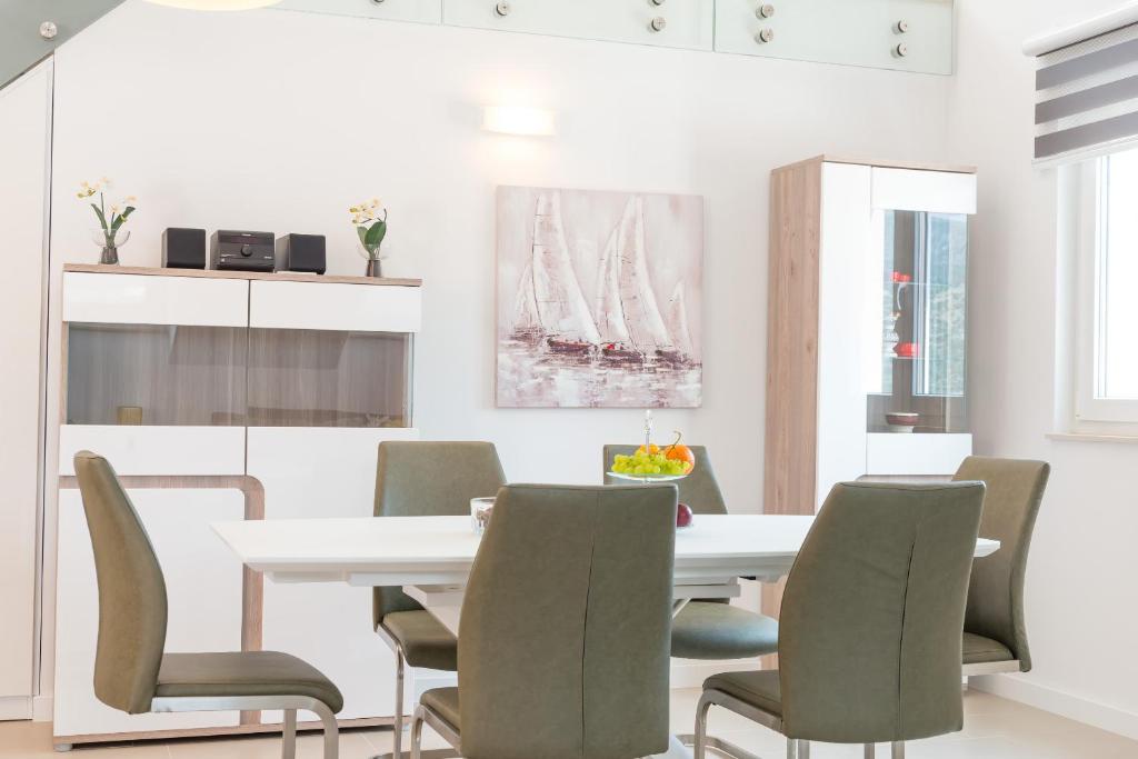 Posezení v ubytování TopDeck Exclusive Apartment