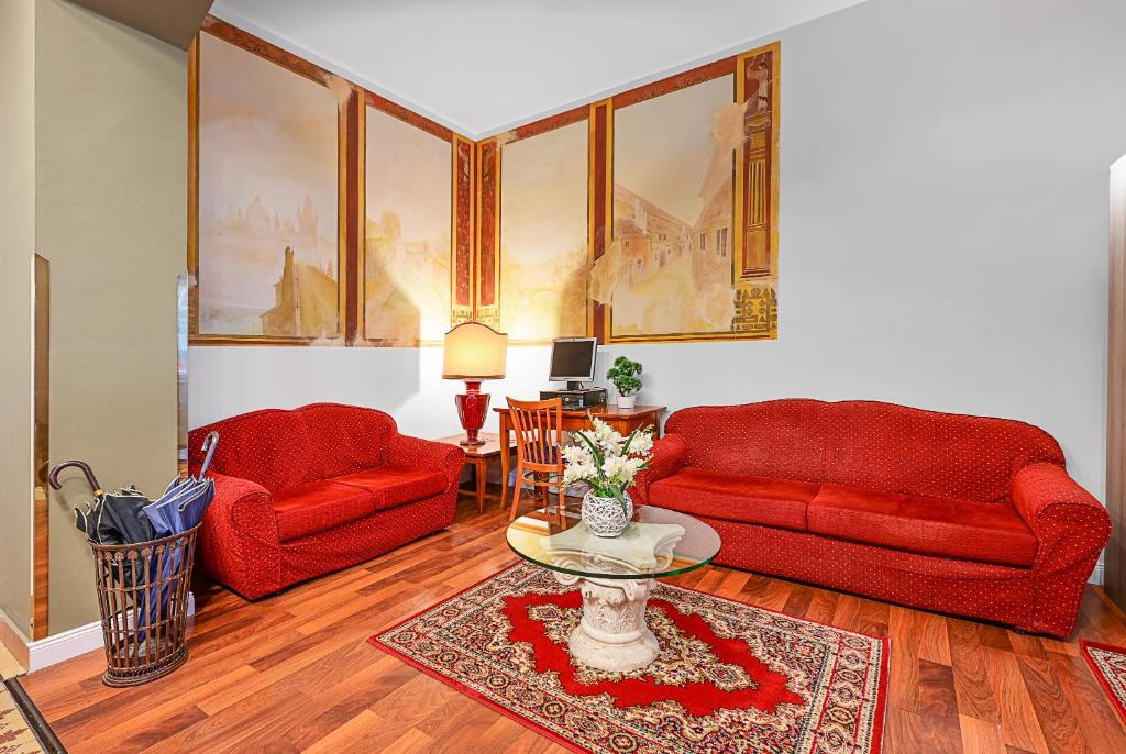 Posezení v ubytování Hotel Malá Strana