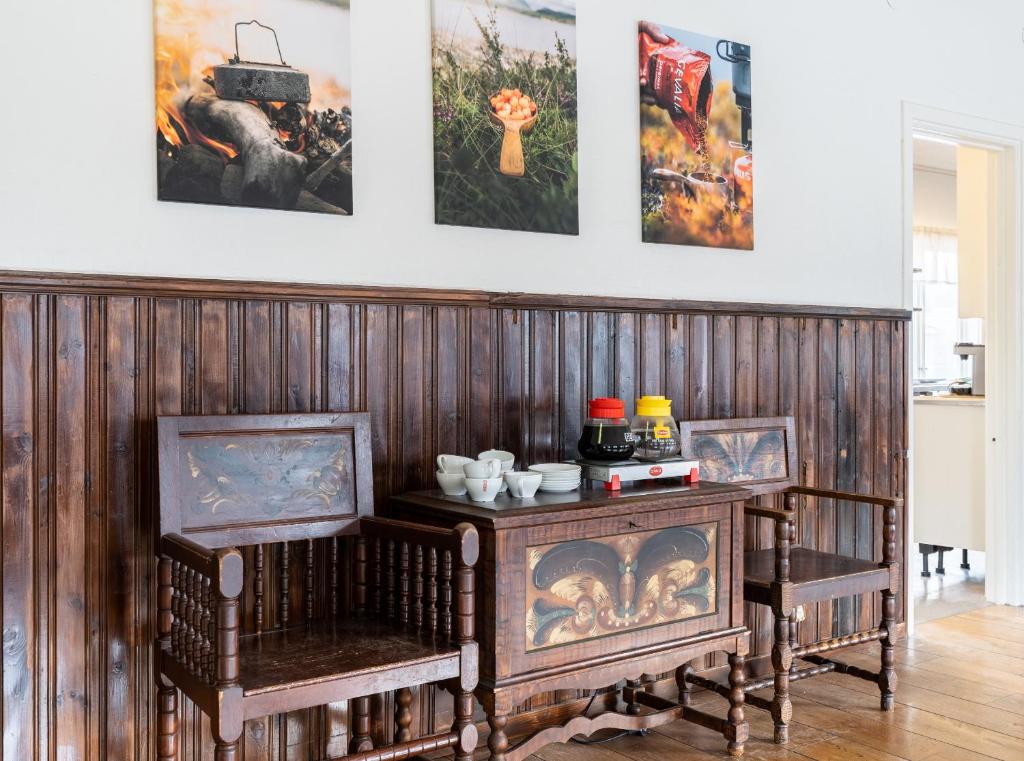Гостиная зона в Sporthotellet Idre