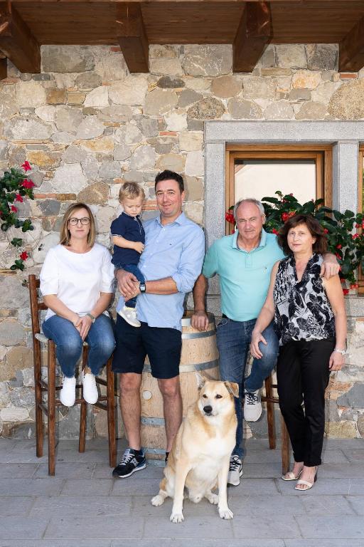 Rodina v ubytování Agriturismo Bressani