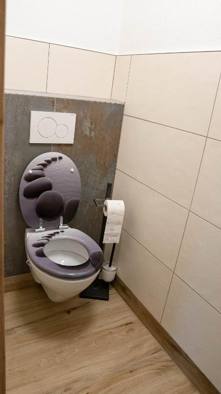 Kúpeľňa v ubytovaní Apartment am Alpakahof Hahn