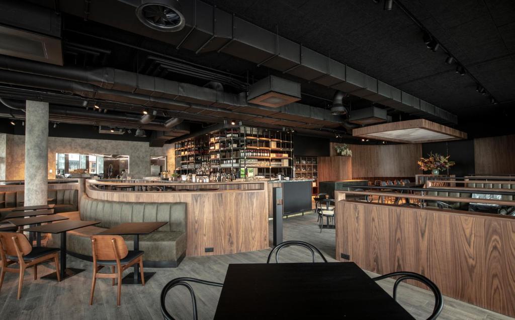Lounge nebo bar v ubytování Parkhotel Waregem