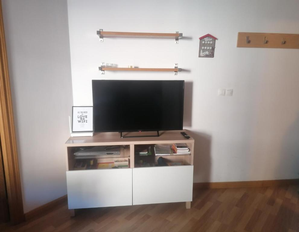 TV a/nebo společenská místnost v ubytování Apartamento Formigal - Sallent de Gállego