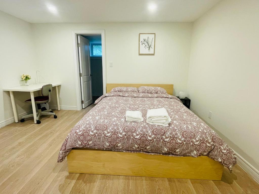 Postel nebo postele na pokoji v ubytování MT house