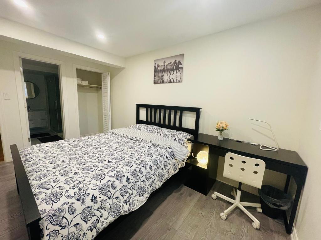 Postel nebo postele na pokoji v ubytování MT house