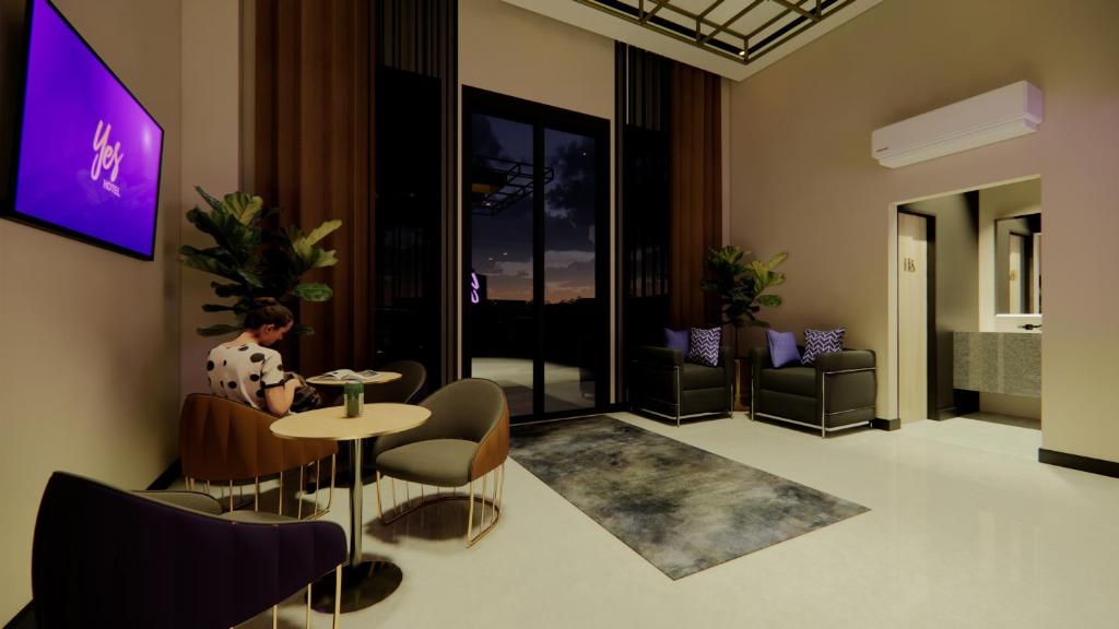 TV a/nebo společenská místnost v ubytování Yes Hotel Pandi Bulacan