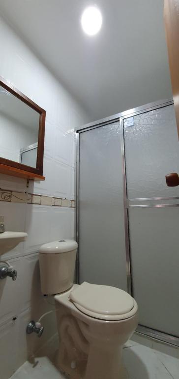 Koupelna v ubytování Hotel Picasso 70