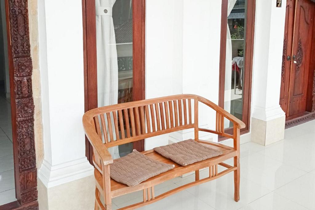 Uma área de estar em Umah Dauh Homestay