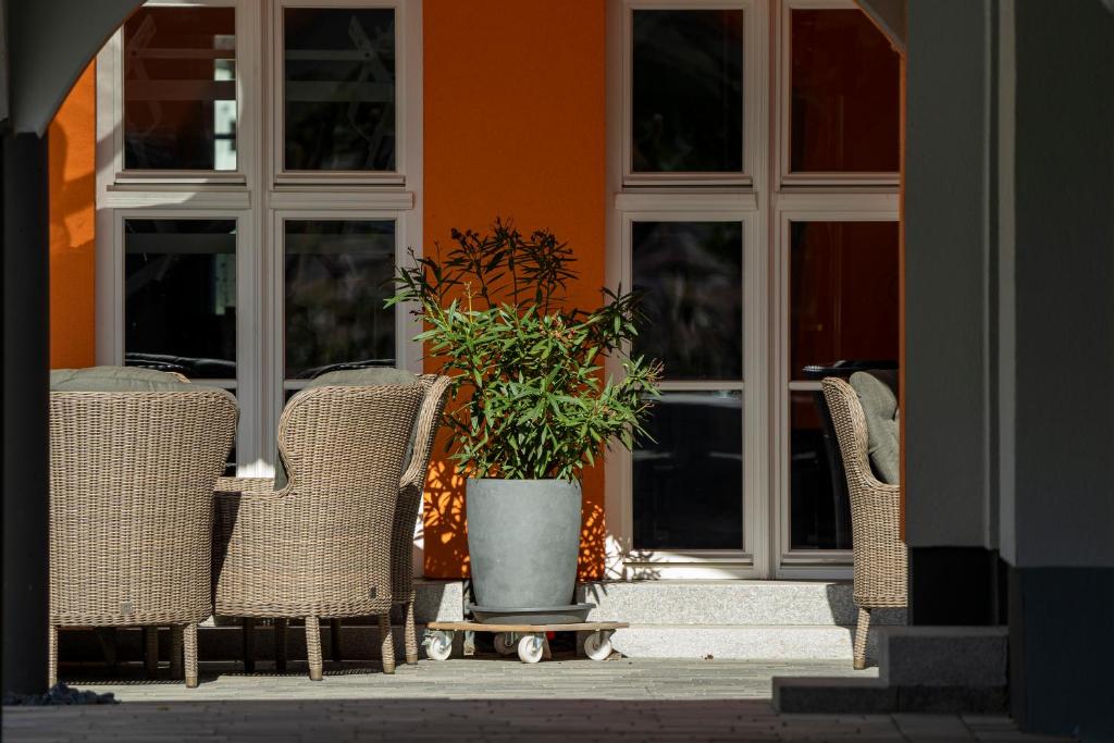 Posezení v ubytování Luxus Resort Rügen Residenz Kubitzer Bodden