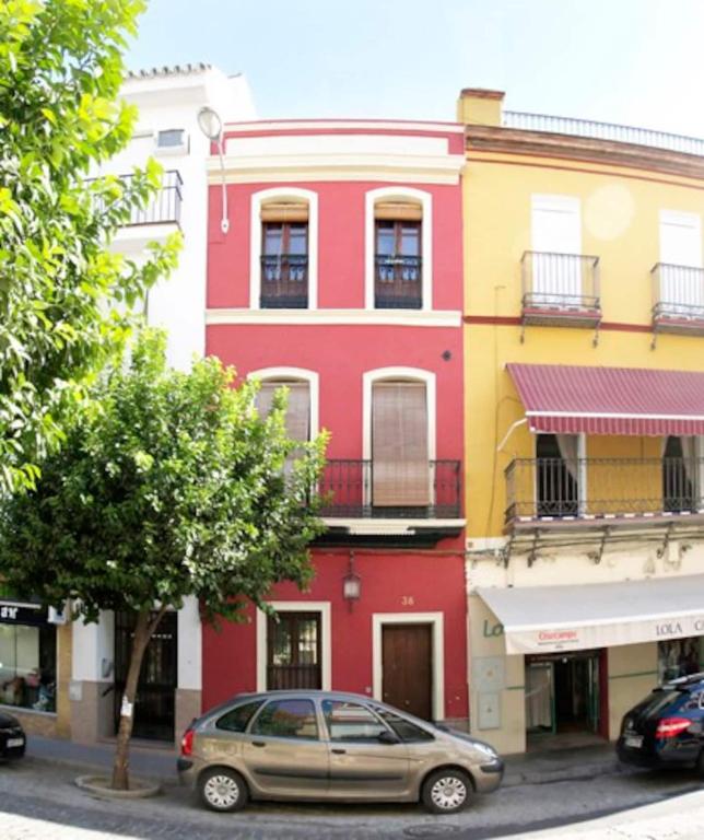 Budynek, w którym mieści się apartament
