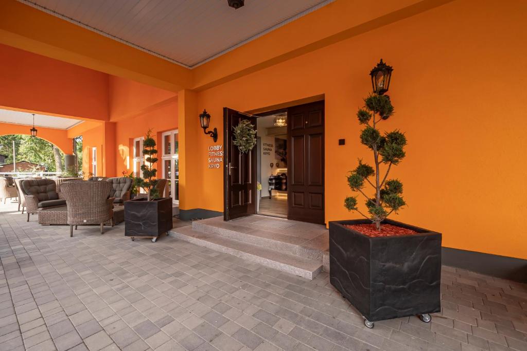 Posezení v ubytování Luxus Resort Rügen Residenz Kubitzer Bodden