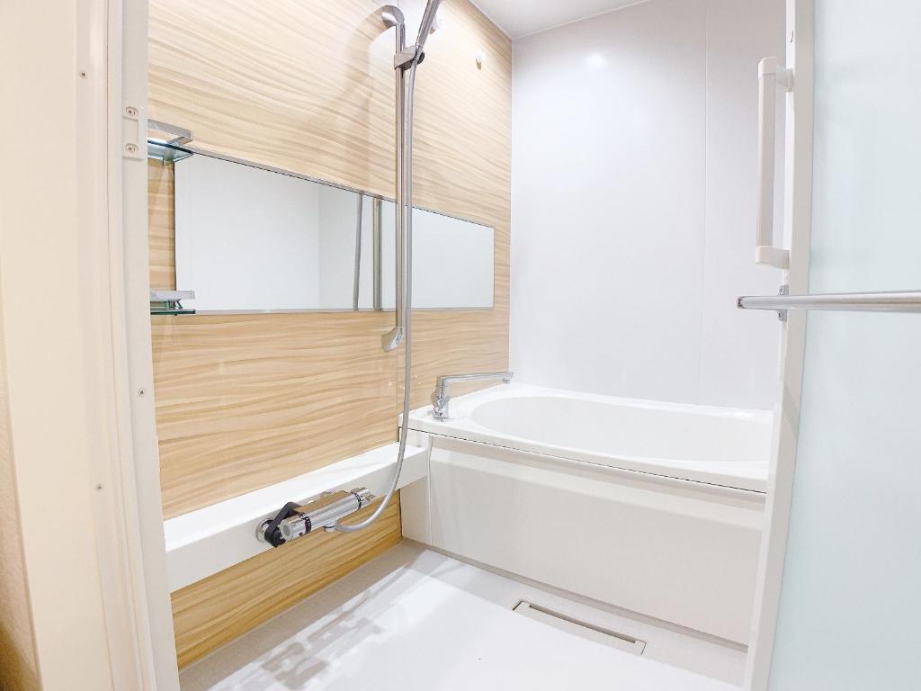 Koupelna v ubytování HOTEL CLA-SS HIROSHIMA-TOKAICHI