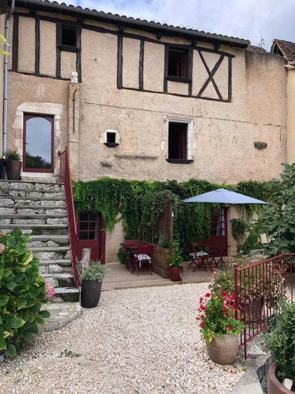 Zahrada ubytování Maison Lapopie chambres et gîte