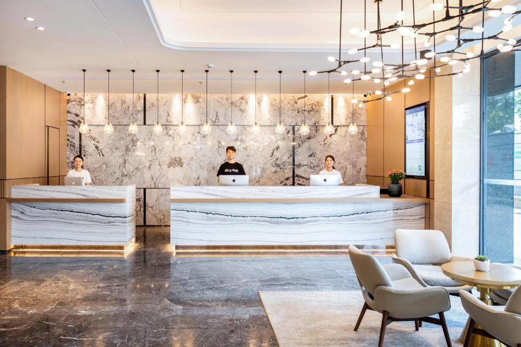 Posezení v ubytování Atour Hotel Shenzhen Huaqiang North