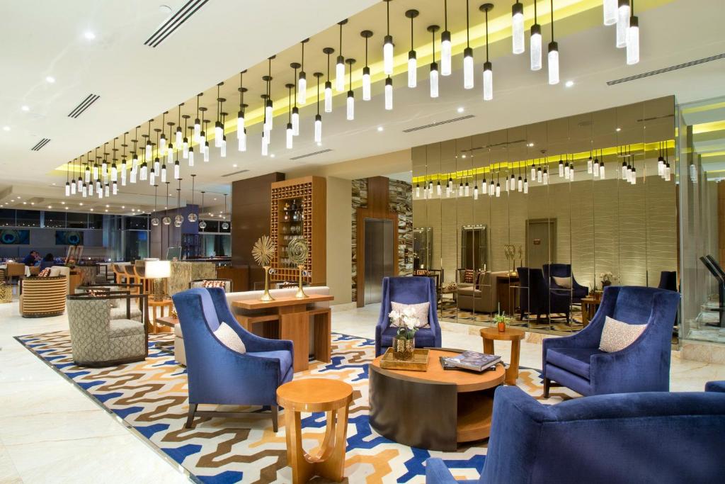 Posezení v ubytování Global Hotel Panama