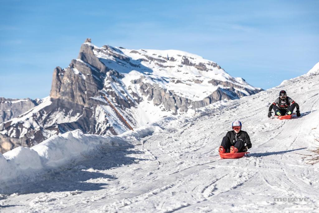 Mamie Megève v zimě