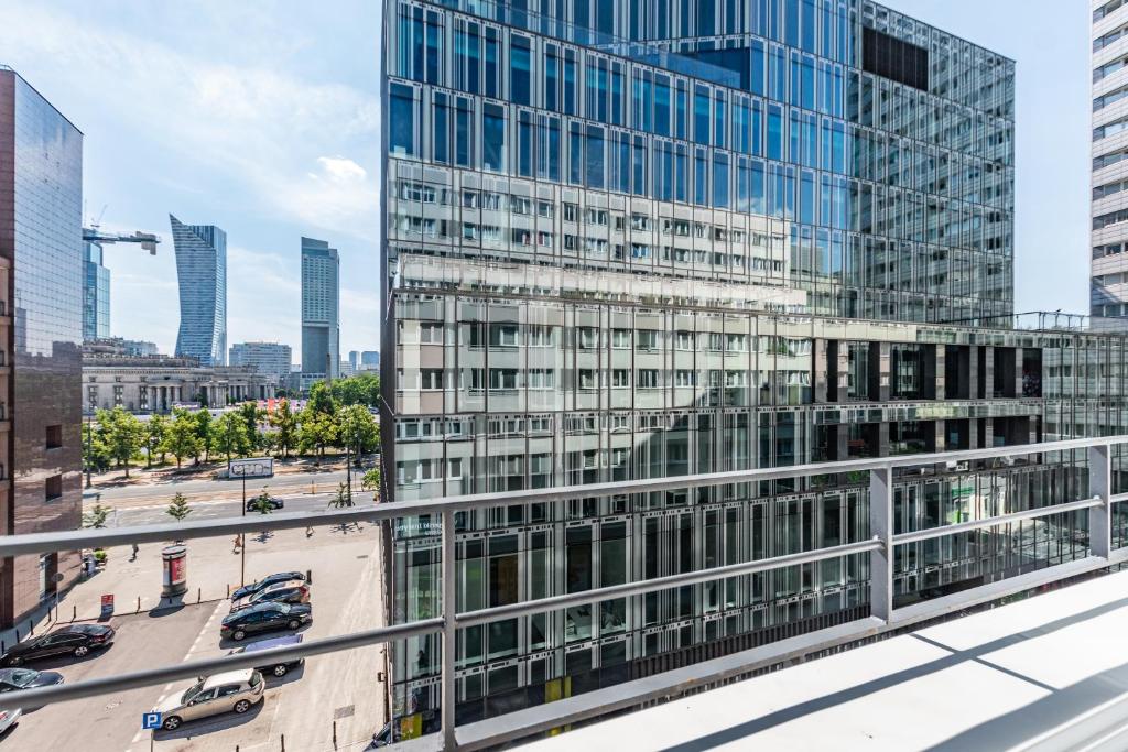 Výhľad na mesto Varšava alebo výhľad na mesto priamo z apartmánu