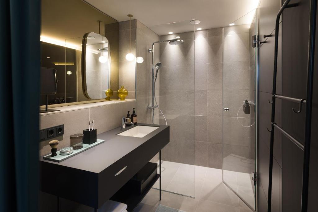 Koupelna v ubytování EmiLu Design Hotel