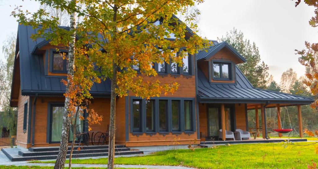 Żubrowe Sioło - dom nad łąkami - Apartment-Suite Mit 3 Schlafzimmern