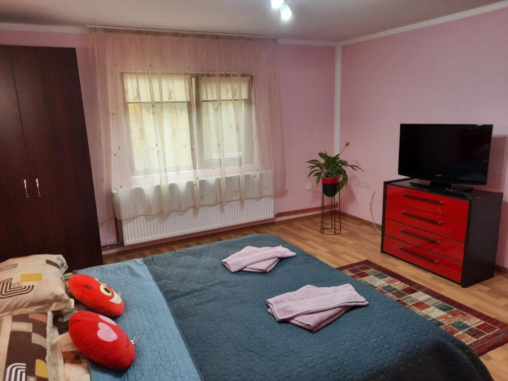 Postel nebo postele na pokoji v ubytování Casa Alex