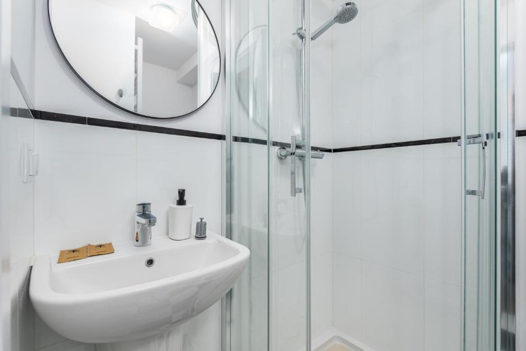 Kúpeľňa v ubytovaní Świętokrzyska 16 A-D by Homeprime