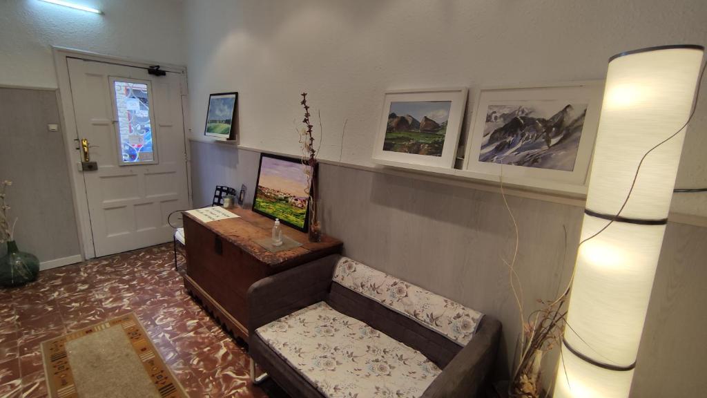 Postel nebo postele na pokoji v ubytování Hostal Escartín