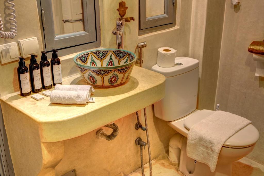 Vannituba majutusasutuses Riad Amaris