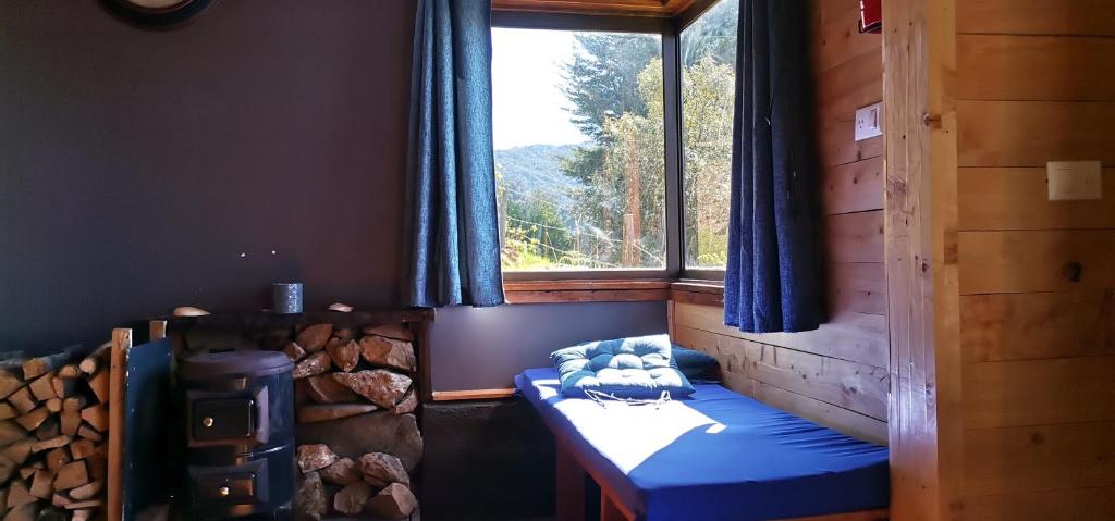Postel nebo postele na pokoji v ubytování Casa de campo Jaulares