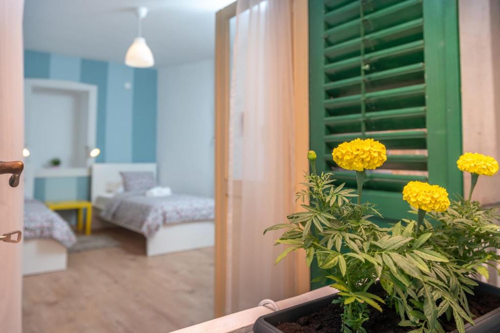 Posteľ alebo postele v izbe v ubytovaní House POLUS