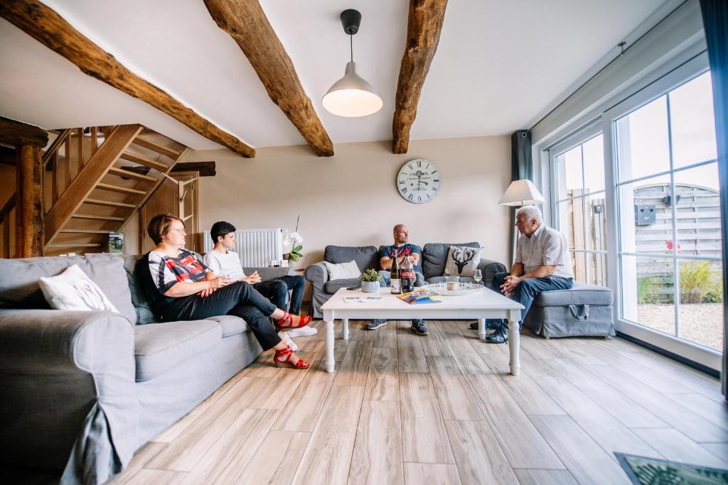 Posezení v ubytování A La Maison d'Ode