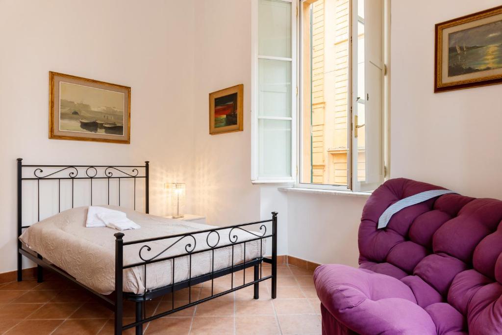 Łóżko lub łóżka w pokoju w obiekcie Borgo Stretto Bright Apartments