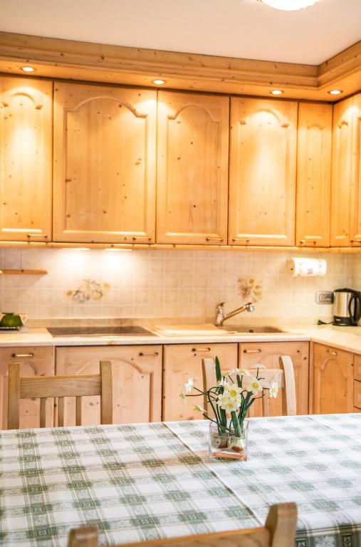 Kuchyň nebo kuchyňský kout v ubytování Chalet Sisters