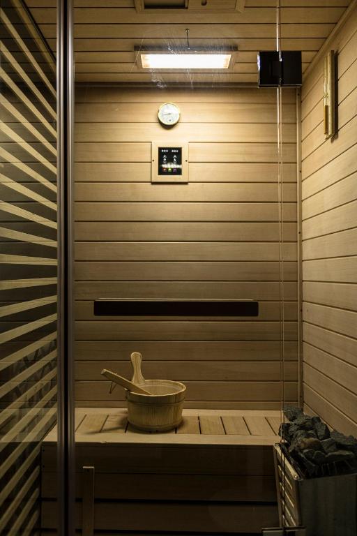 A bathroom at Navona Central Suites