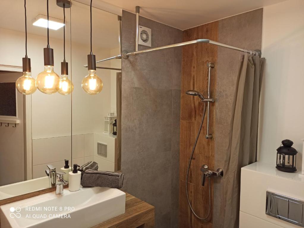 Kúpeľňa v ubytovaní Studio Park Śląski Katowice/Chorzów