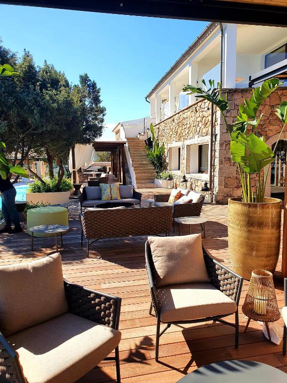 Posezení v ubytování Hotel delle Rose a Luxury Boutique Hotel