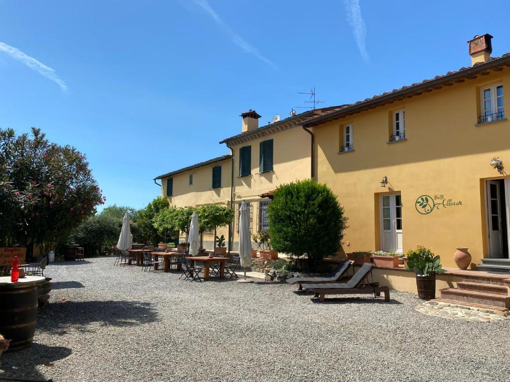 Zahrada ubytování B&B Alloro