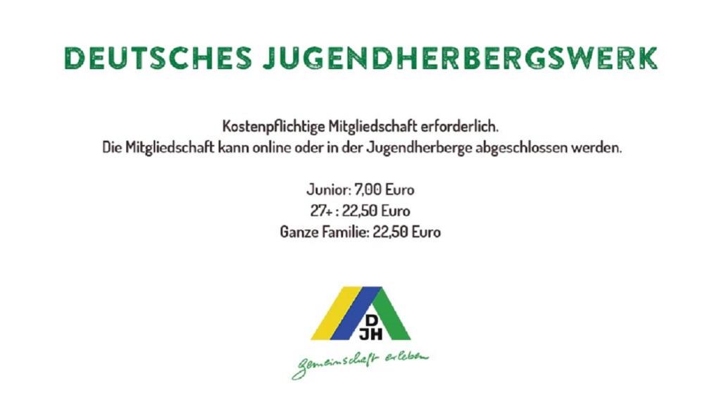 Certifikát, hodnocení, plakát nebo jiný dokument vystavený v ubytování Internationales Jugendgästehaus Dachau