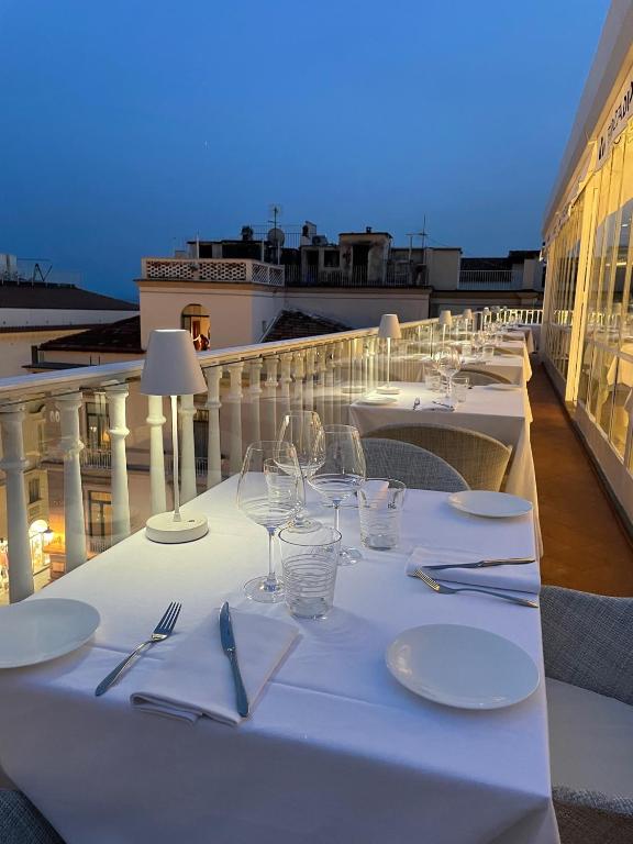 Balkón nebo terasa v ubytování Terrazza Duomo