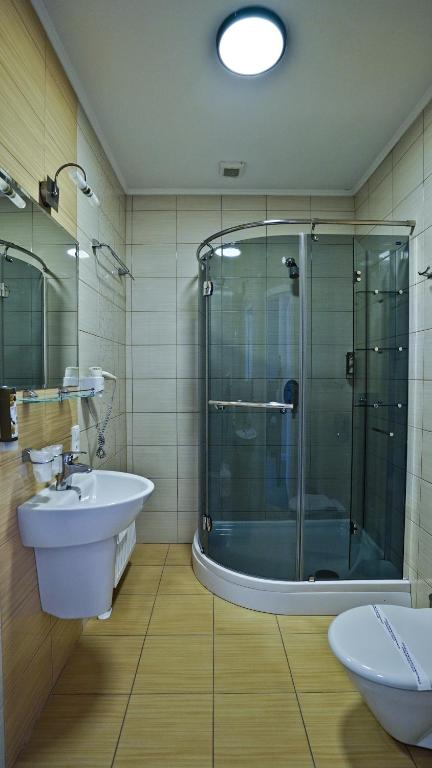 Kúpeľňa v ubytovaní Hotel Made in Napoli by Siervo Międzybórz