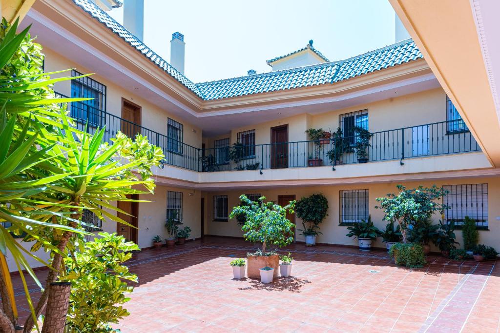 Budynek, w którym mieści się apartament
