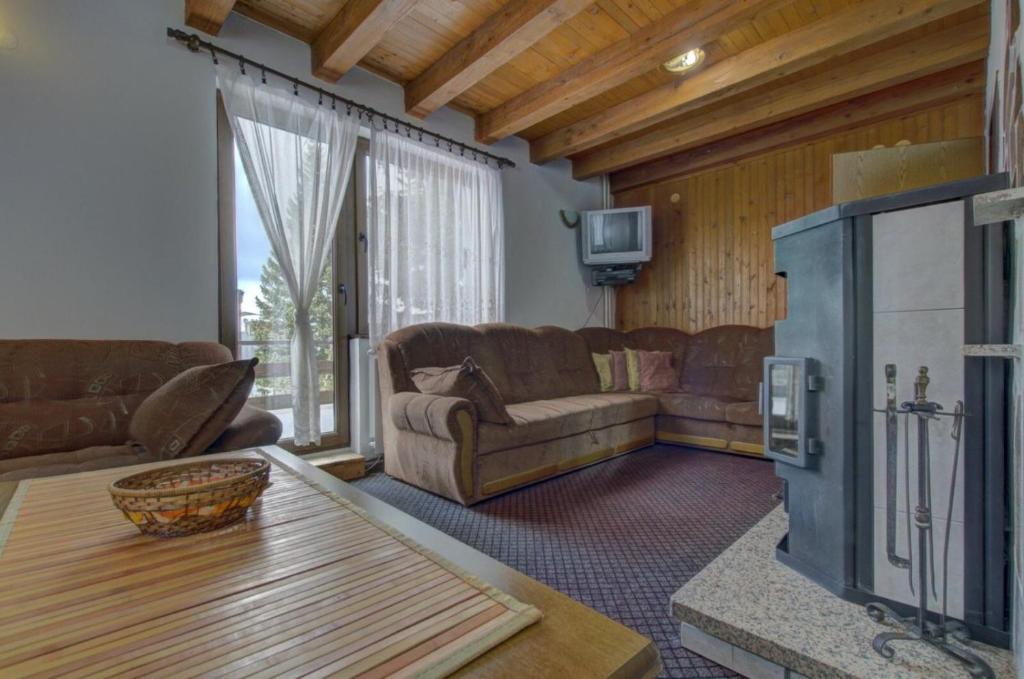 Et opholdsområde på Magic Cottage