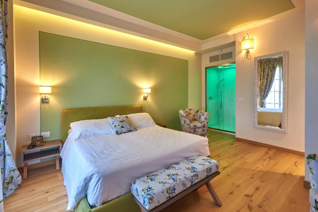 Postel nebo postele na pokoji v ubytování Resort 37