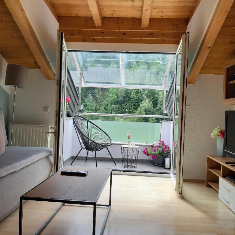 Setusvæði á Appartement Au