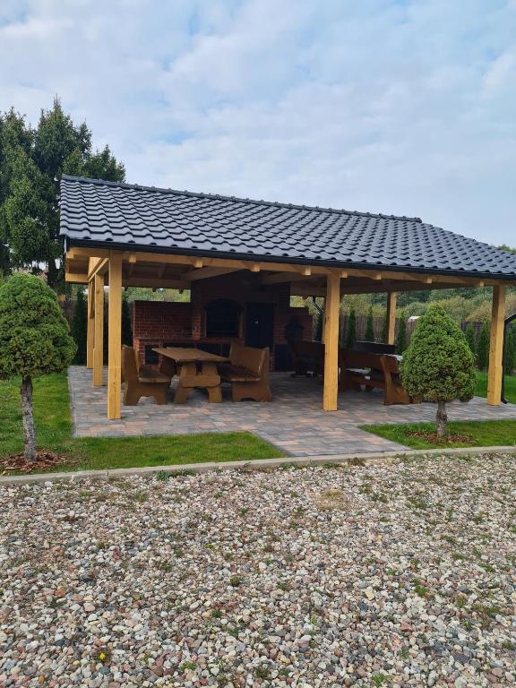 Vonkajšia záhrada v ubytovaní Apartamenty Mazury