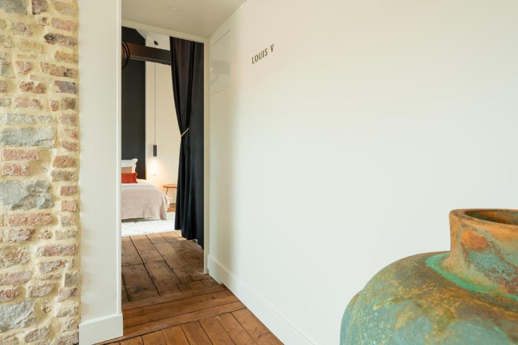 Postel nebo postele na pokoji v ubytování LAROZIERE Chambres d’hôtes