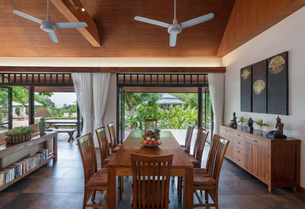 Posezení v ubytování Motsamot - by Sublime Samui Villas