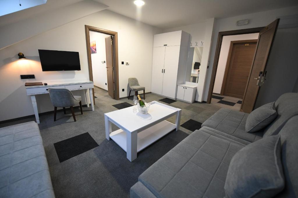 TV a/nebo společenská místnost v ubytování Hotel Kole