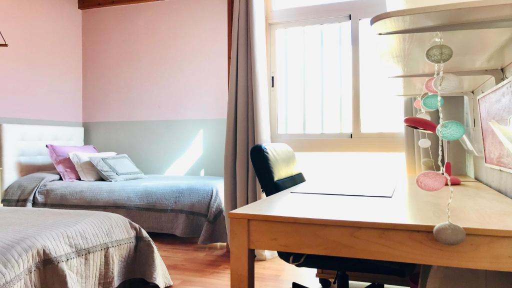 Postel nebo postele na pokoji v ubytování Welooveyou Ayre & Soul