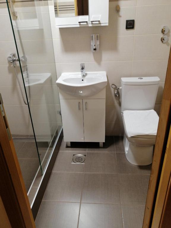 Koupelna v ubytování Apartmani CENTAR- Smederevo