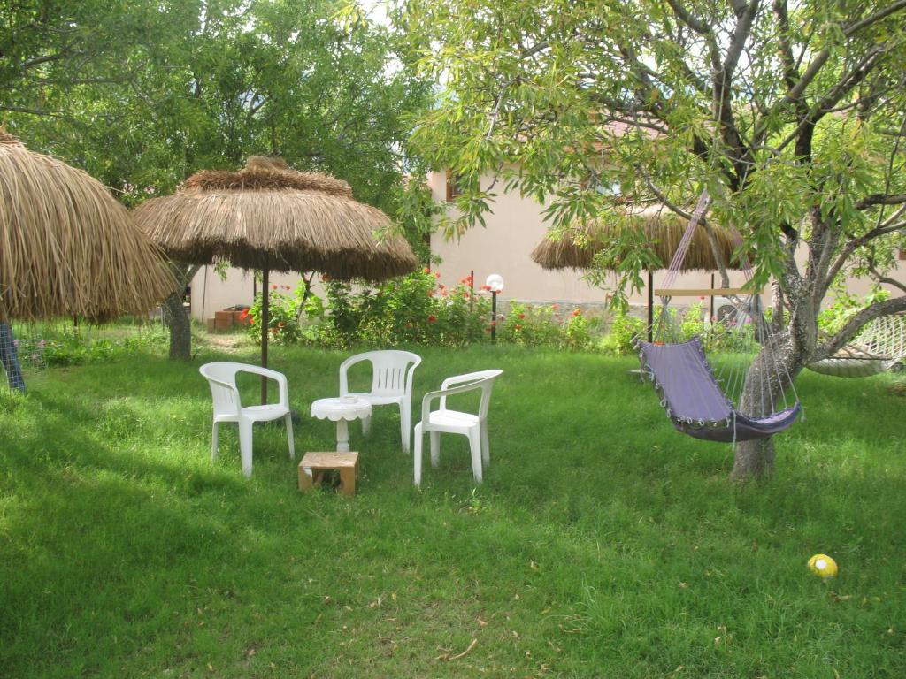 Zahrada ubytování Karia Apart&Pension